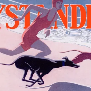 The Bystander masthead by Laurie Taylor, 1930