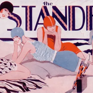 The Bystander masthead by Laurie Taylor, 1930