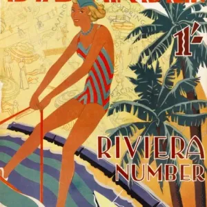 Front cover from the Bystander -Riviera number