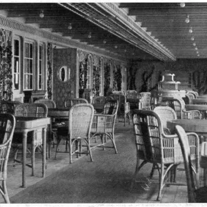 The Deck Cafe on the Titanic The Deck Cafe on the Titanic