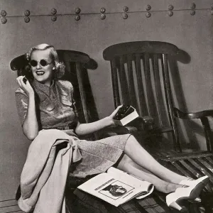 Fashion for a September cruise, 1939