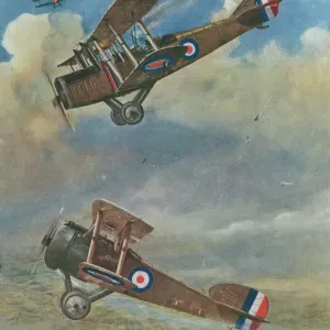 First world war air battle, by G. H. Davis First world war air battle, by G. H. Davis