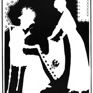 By George! by Nellie C. George, WW1 silhouette humour By George! by Nellie C. George, WW1 silhouette humour