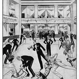 Grosvenor House ice rink, 1929