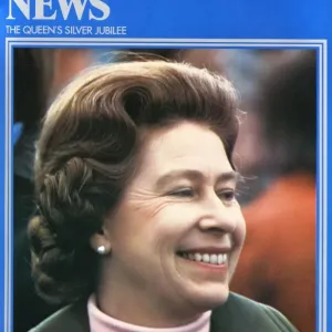 ILN front cover of the Queen in 1977 ILN front cover of the Queen in 1977