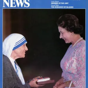 ILN front cover of the Queen and Mother Teresa ILN front cover of the Queen and Mother Teresa
