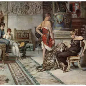 A Present from Caesar by Fortunino Matania A Present from Caesar by Fortunino Matania