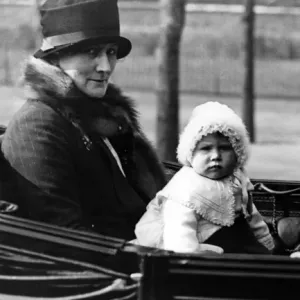 Princess Elizabeth and her nanny Princess Elizabeth and her nanny