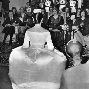Princess Margaret at Dior fashion show at Blenheim