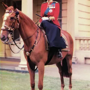 Queen Elizabeth II in uniform of Grenadier Guards Queen Elizabeth II in uniform of Grenadier Guards