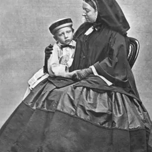 Queen Victoria and Prince Wilhelm of Prussia