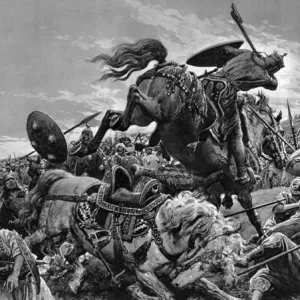 Richard I at the Siege of Acre by Matania Richard I at the Siege of Acre by Matania