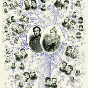 The Royal Oak - Queen Victoria and descendents family tree