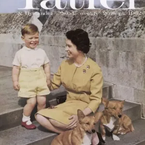 Tatler front cover: Queen Elizabeth II and Prince Andrew