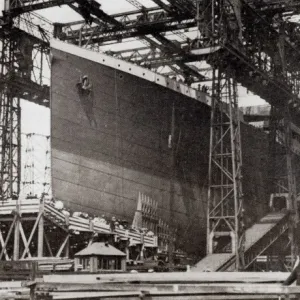 The Titanic in Belfast Dock The Titanic in Belfast Dock