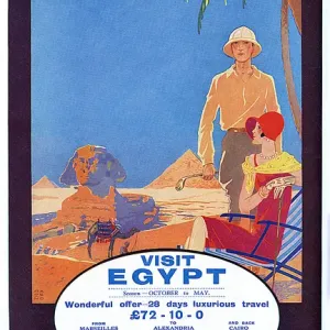 Visit Egypt advertisement, 1929