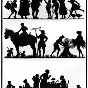 War Time in the Country in Silhouette War Time in the Country in Silhouette