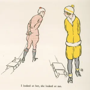 Winter Sportings by Lewis Baumer