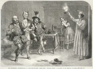 Stratford Prints: 12th Night / 1864 Perform