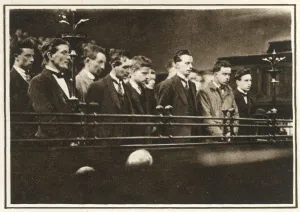 Trial Prints: 16 Sinn Fein Members in dock - City Police Court, Manchester
