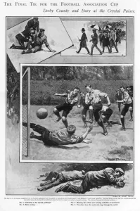 Umbrellas Prints: 1903 FA Cup Final: Derby County beats Bury 6-0