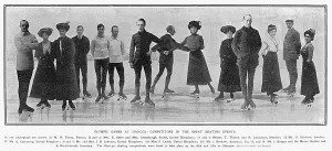 Princes Prints: 1908 Olympic Ice Skaters