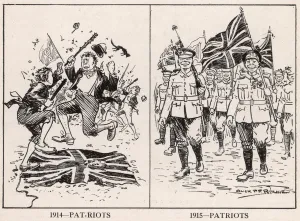 Civil Prints: 1914 Pat-Riots, 1915 Patriots