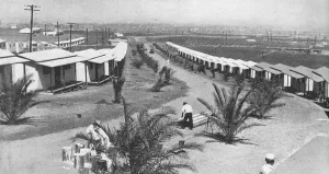 Huts Prints: 1932 Los Angeles Olympic Games, the village