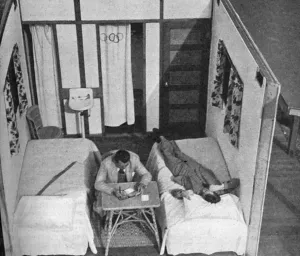 Olympics Prints: 1932 Los Angeles Olympic Village interior