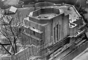 Preparations Prints: 1937 Coronation, annexe to the Abbey constructed