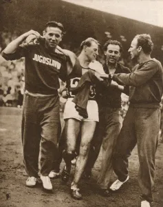 Olympics Prints: 1948 - Emil Zatopek