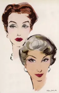Lip Stick Prints: 1950s cosmetics