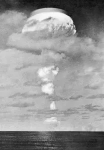 Hydrogen Prints: 1957 nuclear test: First hydrogen bomb test