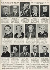 1958 Prints: 1958 Creation Life Peers
