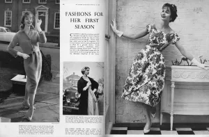 Suits Prints: The 1958 Season - Fashions for her First Season