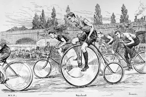 Shirt Prints: The 24 hour Bicycle Race at Herne Hill, 1892