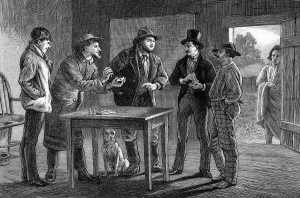 Card Prints: 3 CARD MONTE 1876