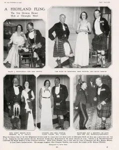Clark Prints: The 51st Division Dinner Club at Gleneagles Hotel