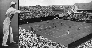 Anthony Prints: A. F Wilding plays Davis Cup tennis, 1914