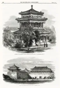1861 Prints: (above) A portion of the Emperor of China's Summer Palace