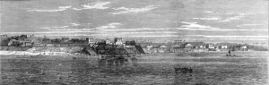 Central Prints: Accra and its coastline in 1873