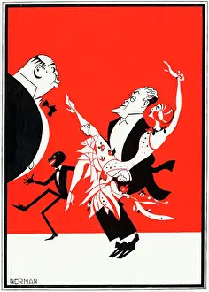 Twenties Prints: Actors Ernest Trimmingham (1880-1942) (in the role of the Band Leader)