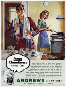 Digestive Prints: Advert for Andrews Liver Salts