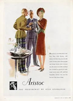 Outfit Prints: Advertisement for Aristoc silk stockings