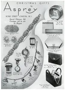 Charm Prints: Advert for Asprey christmas presents 1938