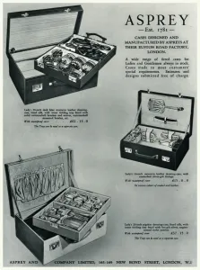 Asprey Prints: Advert for Asprey dressing case 1934