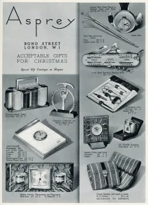 Measures Prints: Advert for Asprey gift for christmas 1936