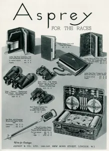 Asprey Prints: Advert for Asprey for the races 1937