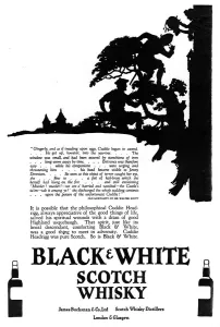 Contents Prints: Advertisement for Black & White Whisky