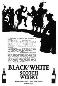 Walter Prints: Advertisement for Black & White Whisky